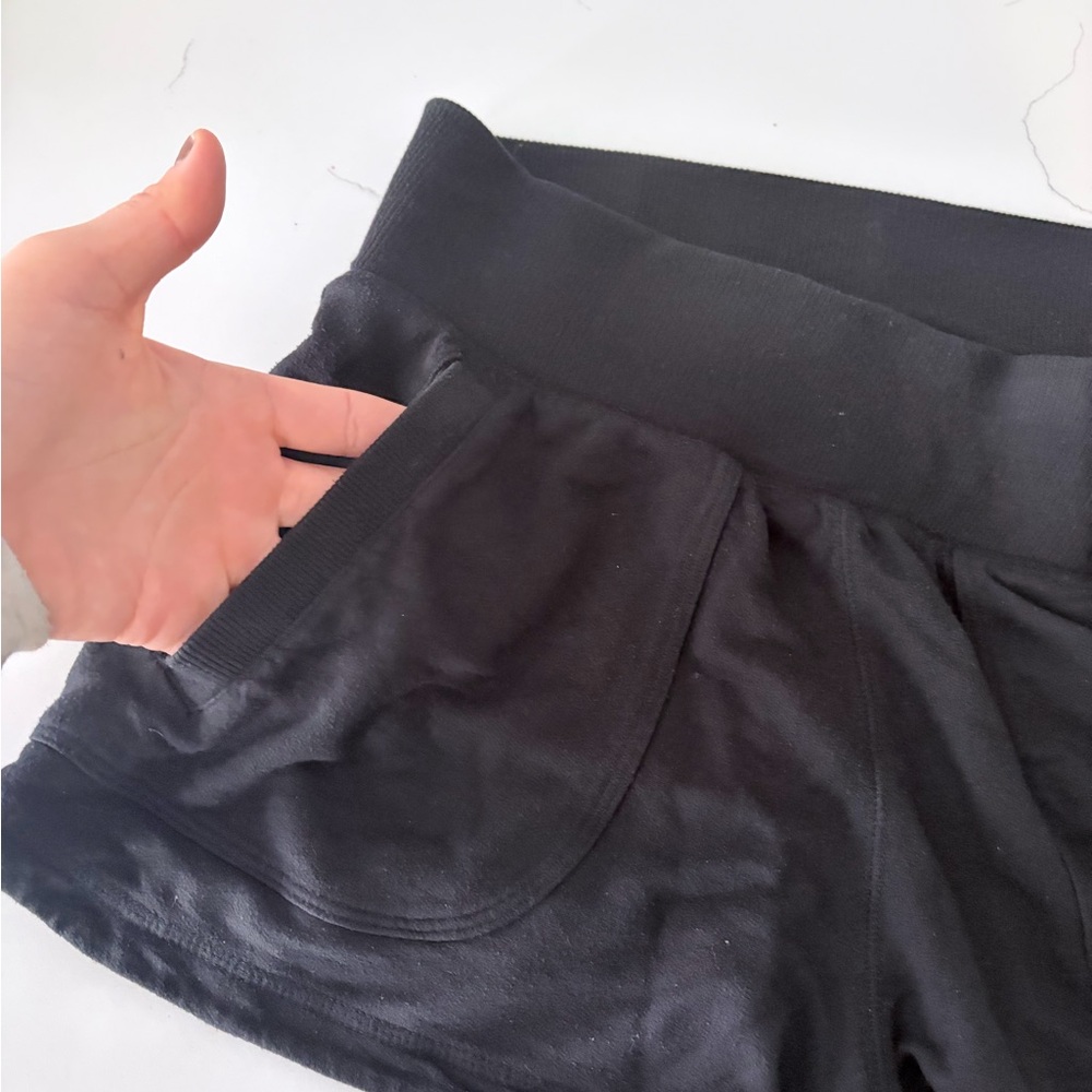 Athleta Black Athletic Lounge Shorts - Picture 2 of 8